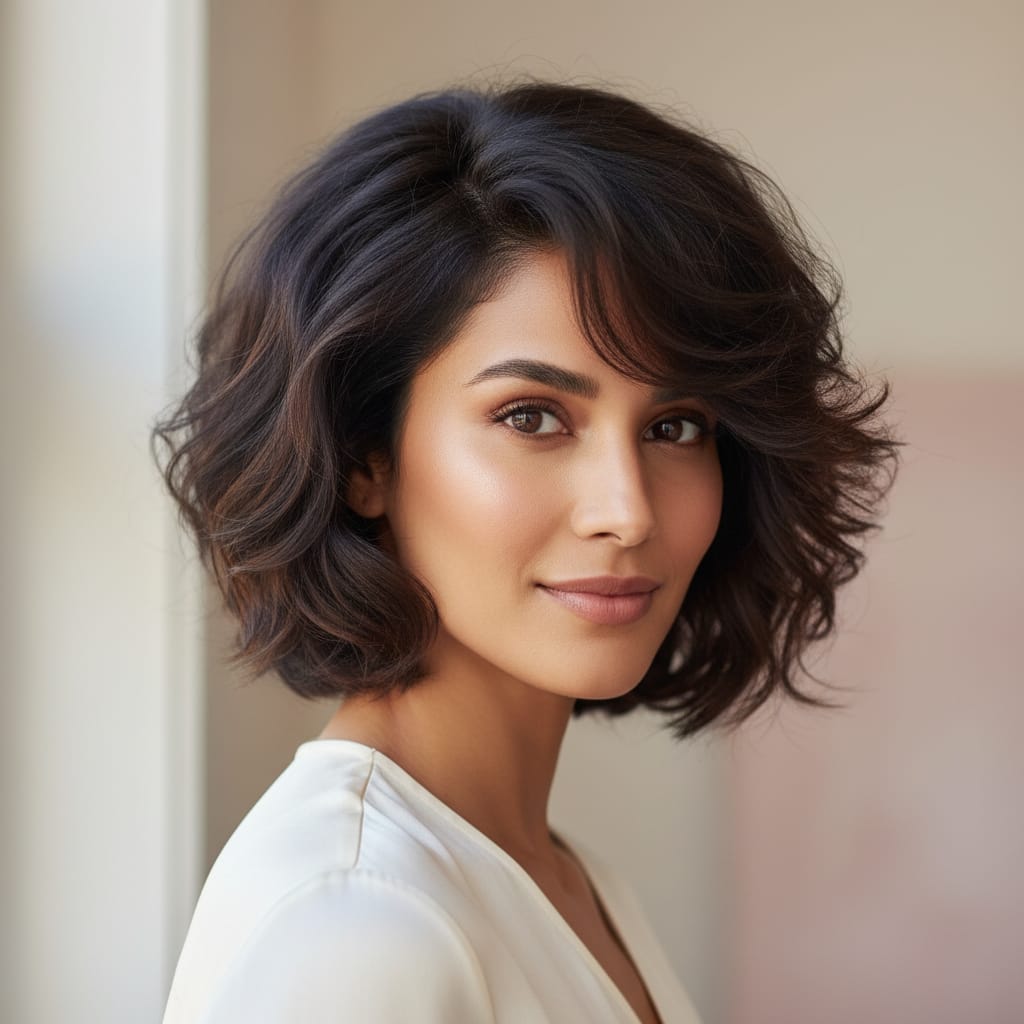 12 Short Hairstyles for Thick Hair That Reduce Bulk