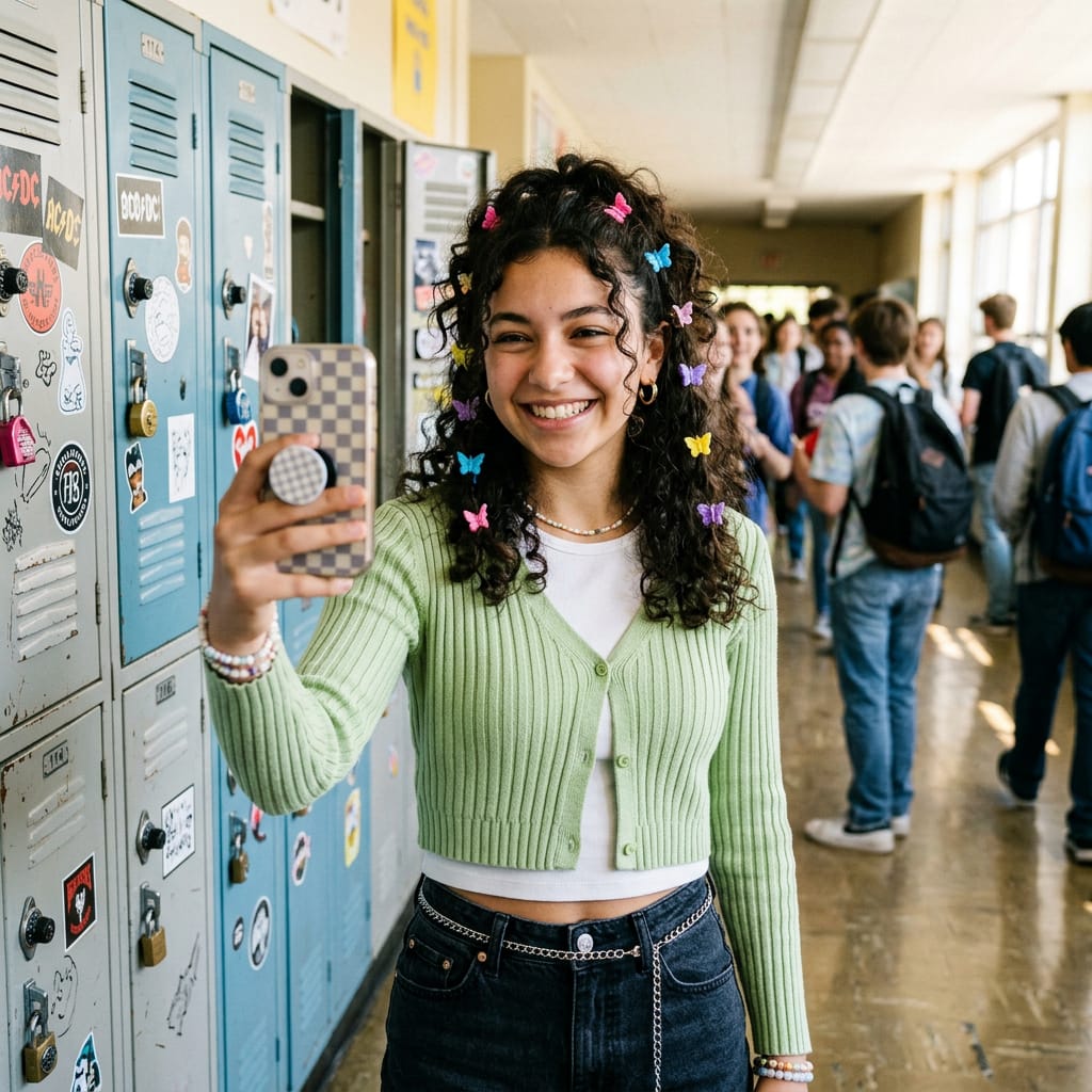 15 Cute Curly Hairstyles for School That Are Totally Pinterest-Worthy