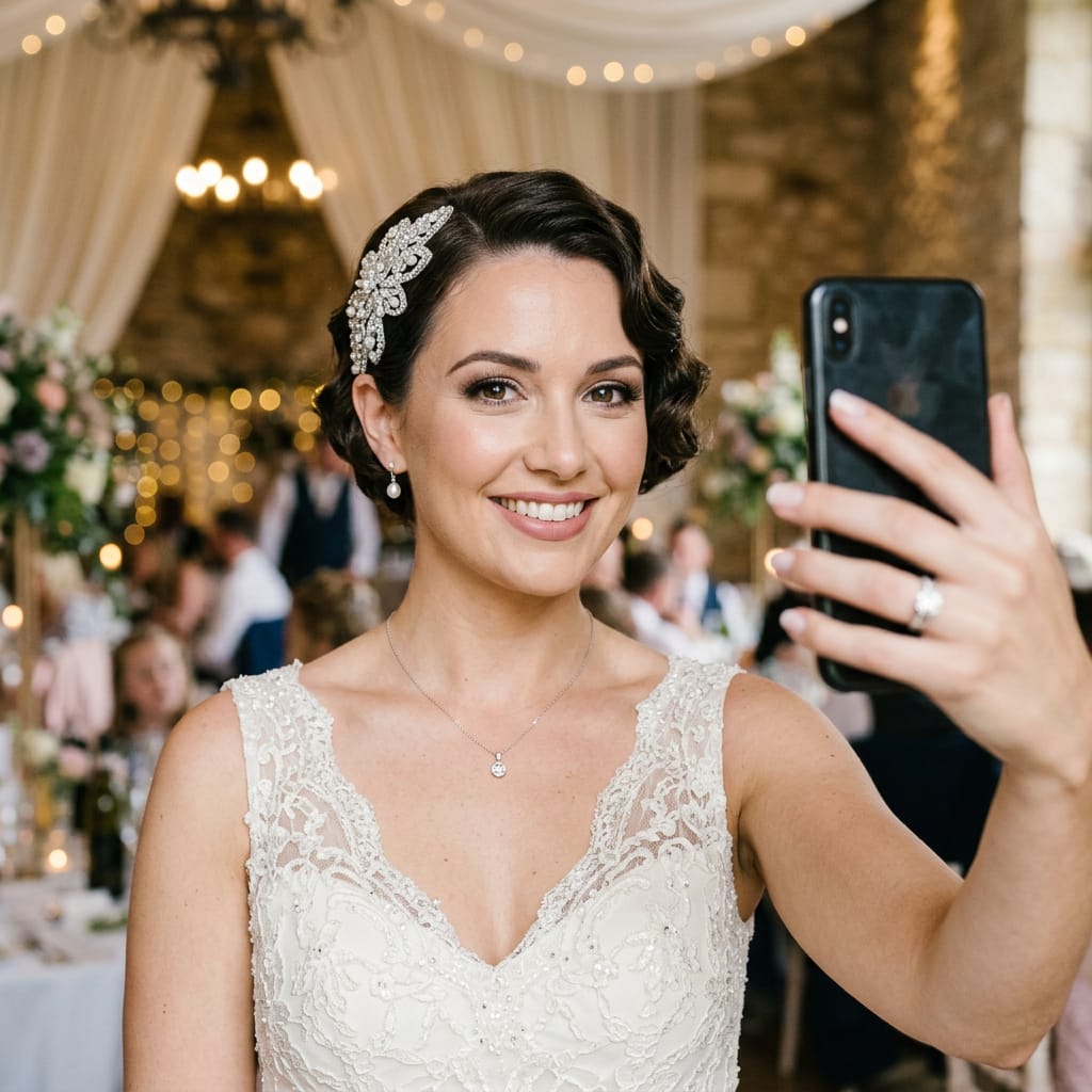 16 Elegant Wedding Hairstyles for Short Hair