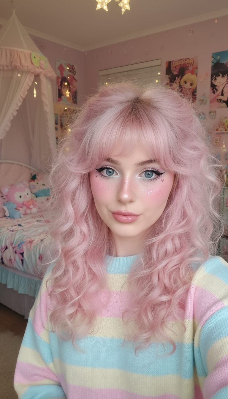 15 Curly Scene Hairstyles for an Edgy, Retro Vibe