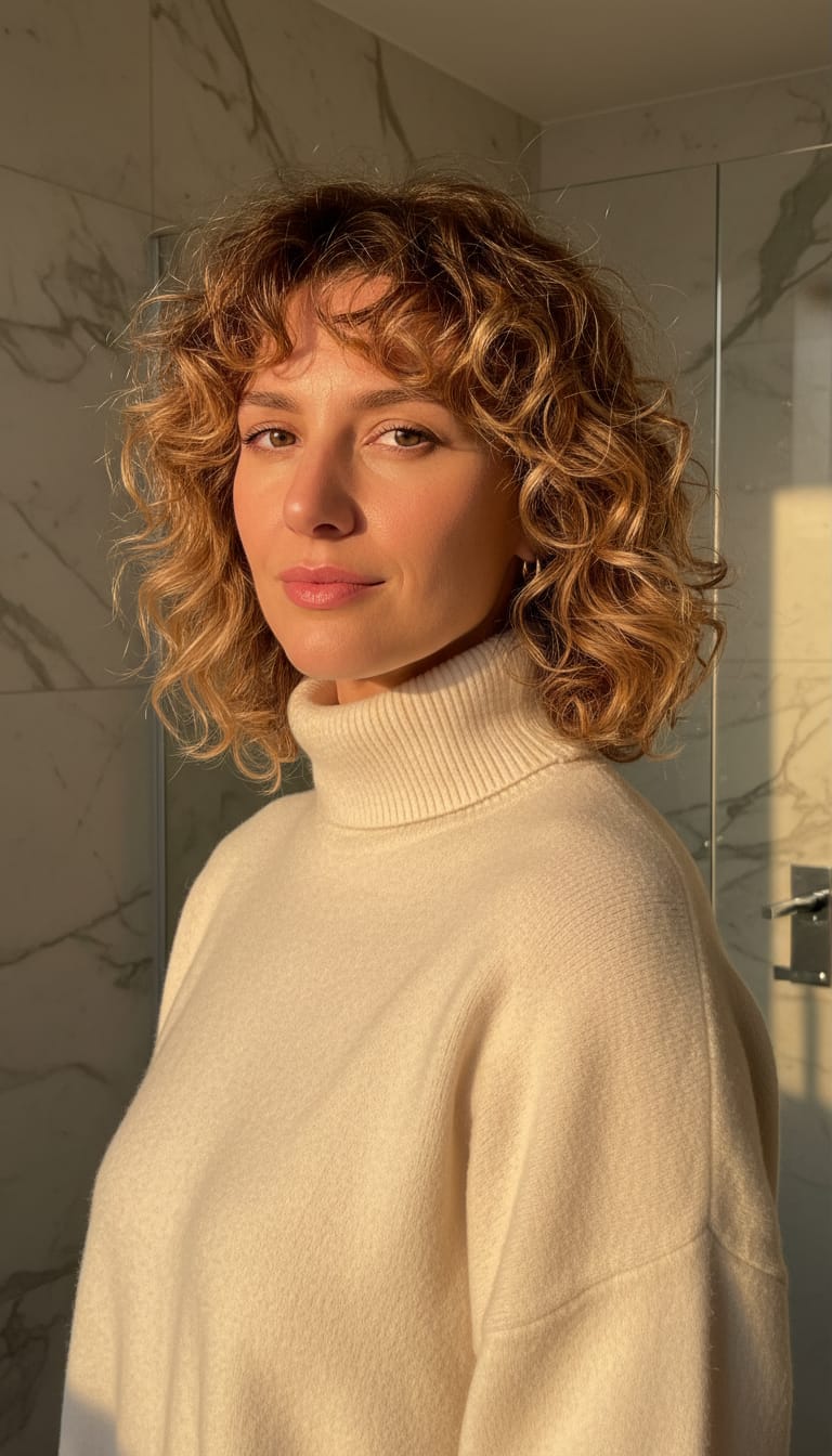 20 Mid-Length Curly Hairstyles That Are So Versatile