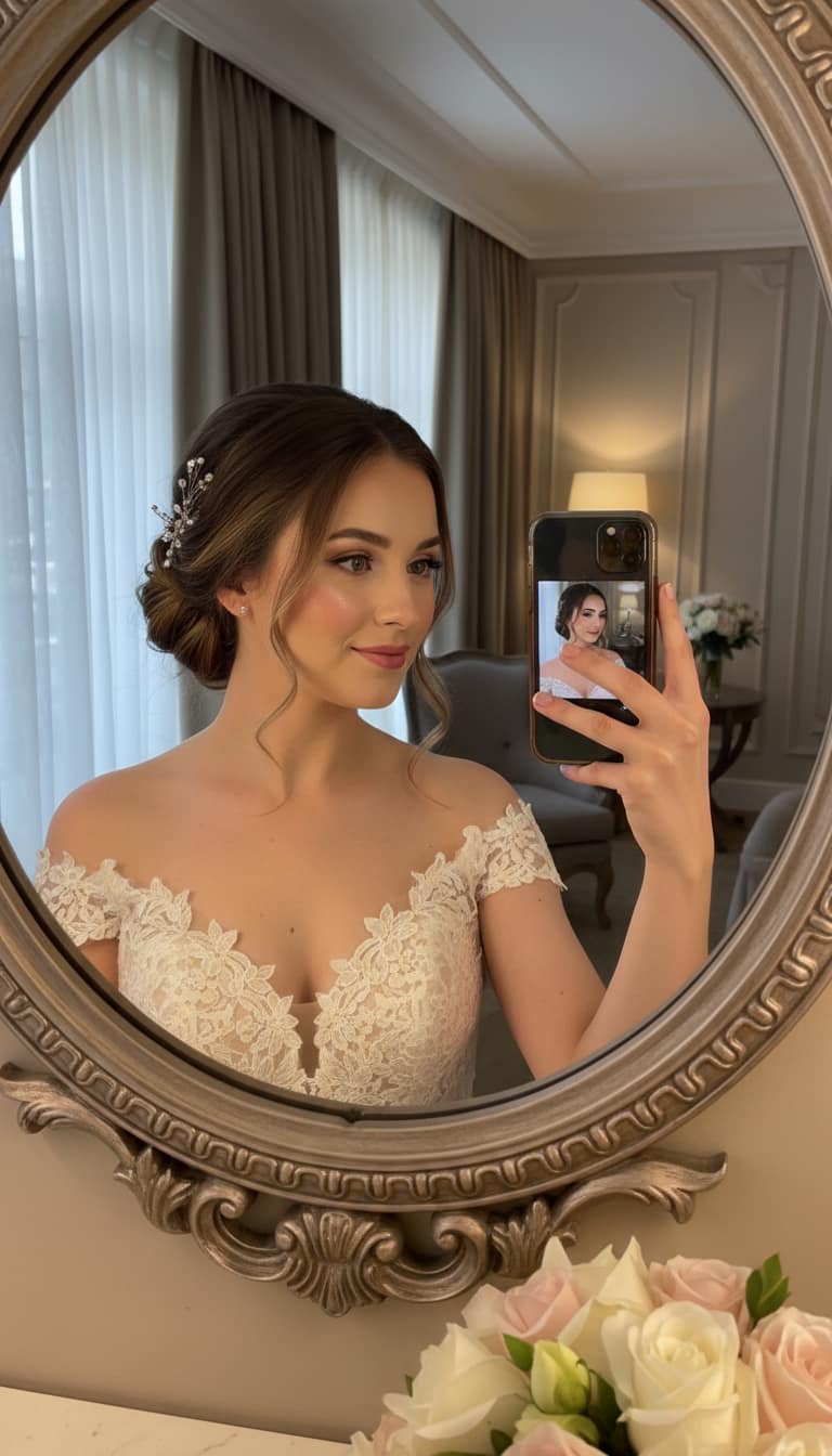 17 Chic Side Wedding Hairstyles for Modern Brides