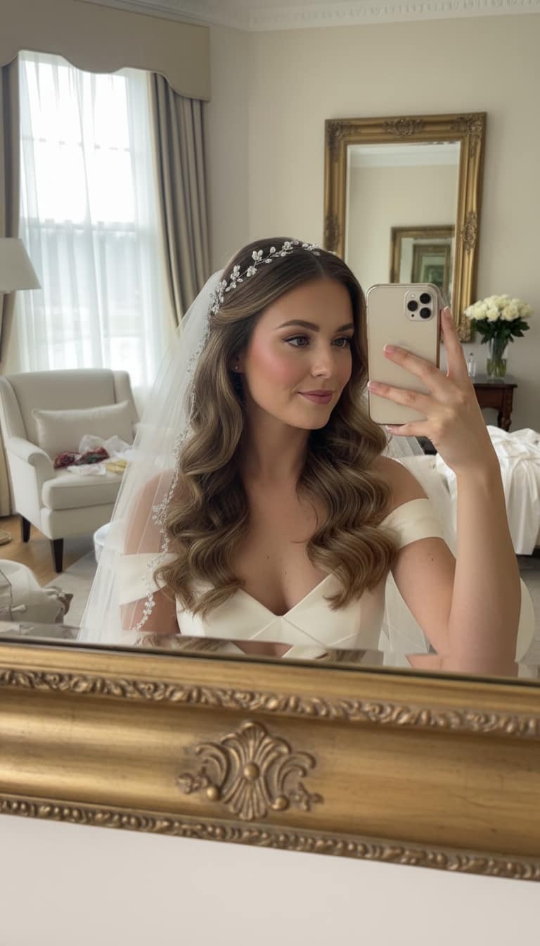 15 Elegant Wedding Hairstyles with Veil
