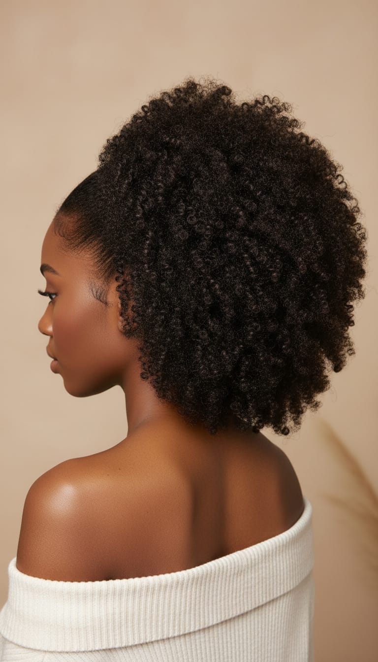 14 Afro Ponytail Hairstyles That Celebrate Natural Texture