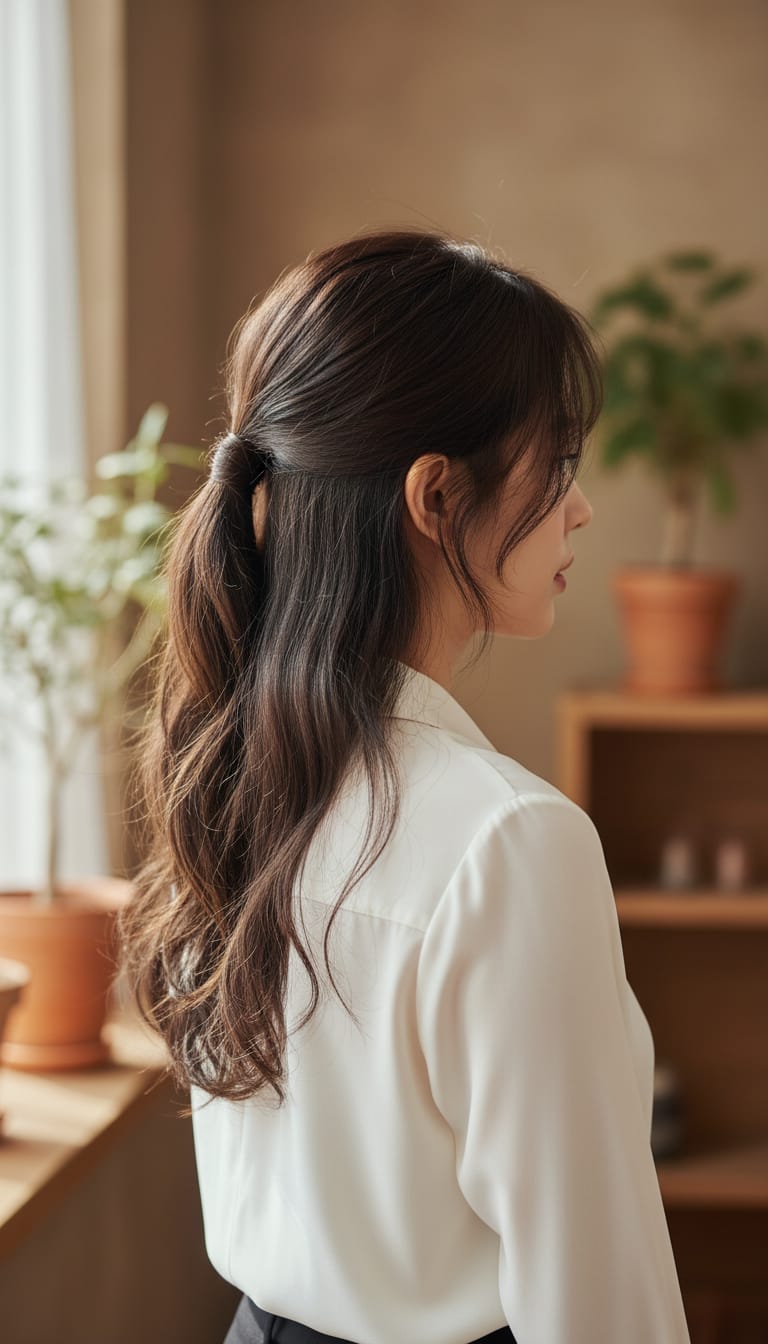 10 Korean Ponytail Hairstyles That Are Soft & Stylish